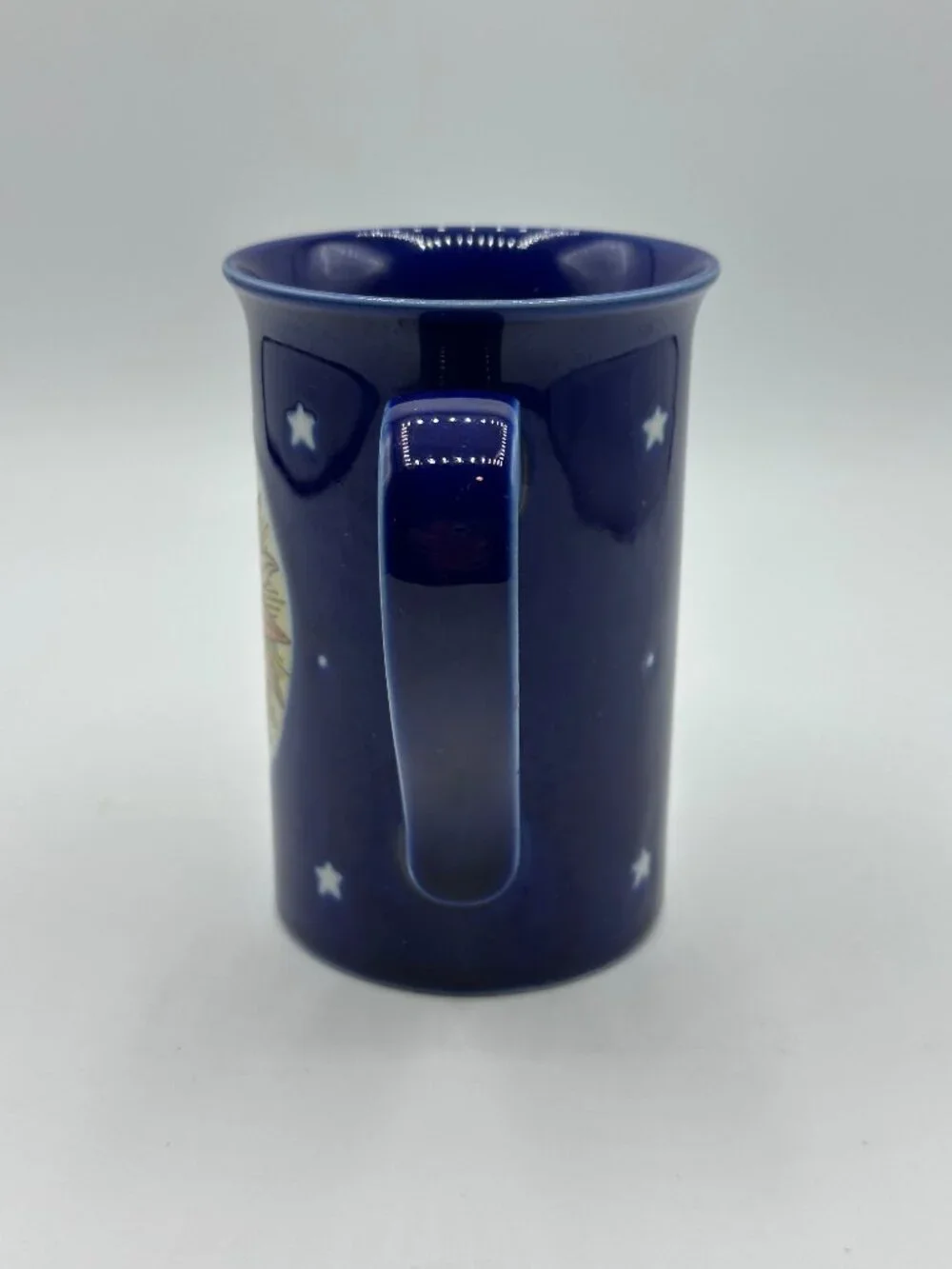 Pier 1 Celestial Sun Cobalt Blue Coffee Cup